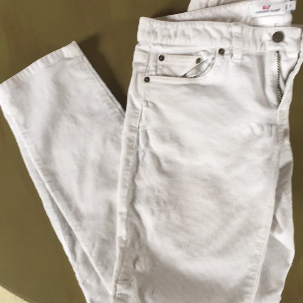 VINEYARD VINES White Corduroy Pants